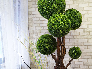 Buy decorative Artificial trees for the trading floor, store, USA, Canada, Australia, Singapore