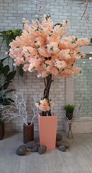 Buy a decorative tree of sakura flowers for a restaurant, USA, Canada, Australia, Singapore