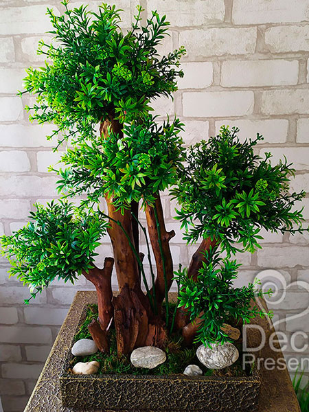 Buy artificial bonsai tree for shopping mall interior, Finland, Austria, Belgium