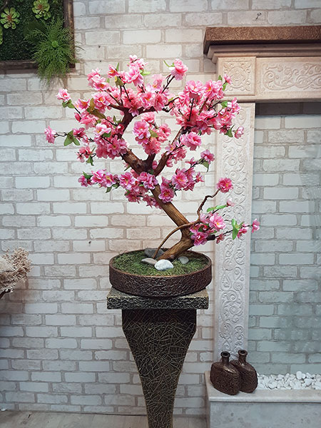 Beautiful decorative decoration for the interior of the restaurant