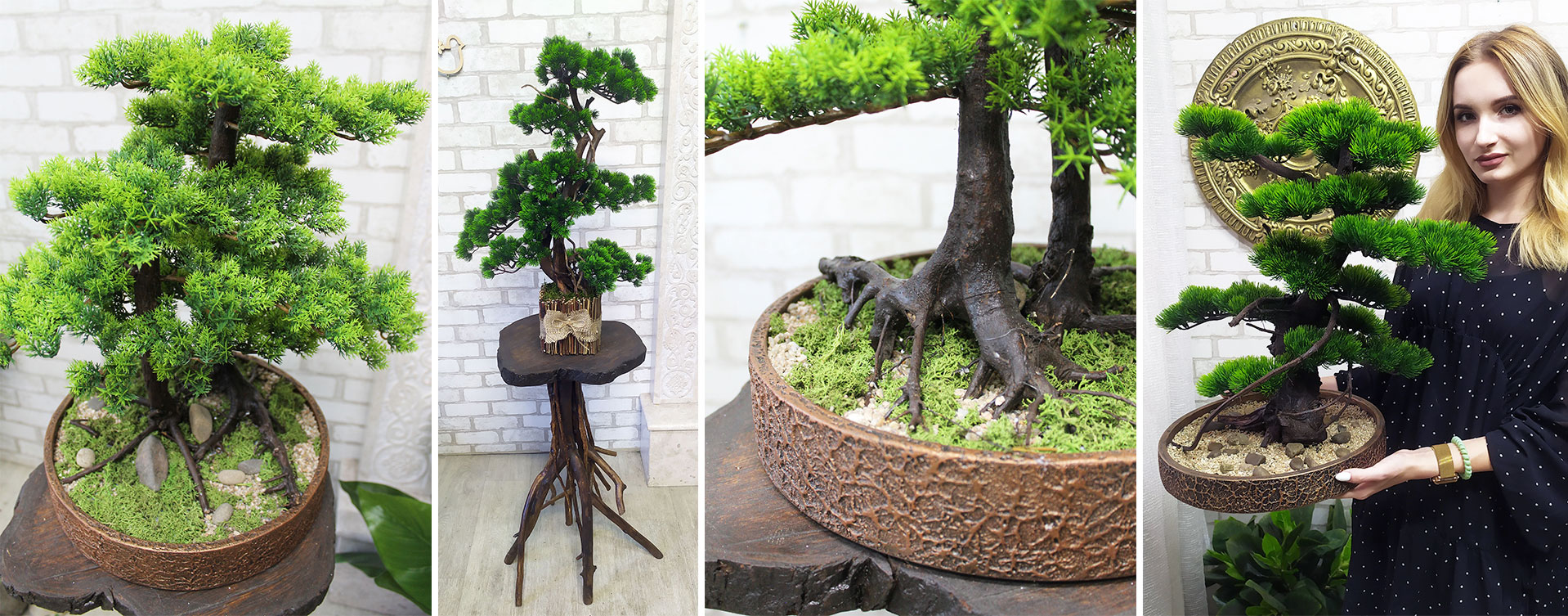 Decorative artificial bonsai, buy for restaurant interior