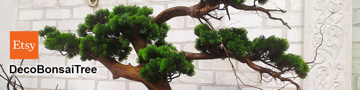 Decorative artificial tree, buy for interior, Germany, Austria, Switzerland