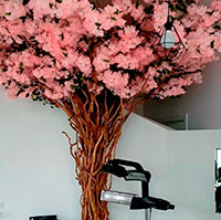 Large decorative Artificial trees for photo zone, buy in USA, Canada, Denmark, Belgium