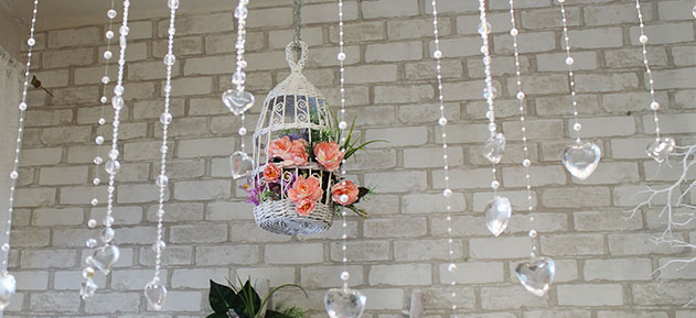 Buy decor for a photo zone with flowers