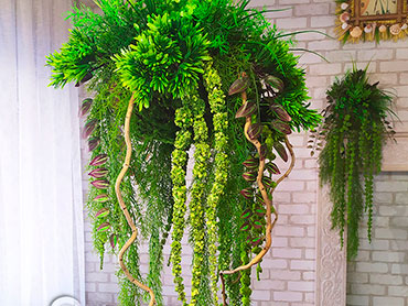 Buy artificial plants for restaurant interior, Austria, Denmark, Sweden, Finland