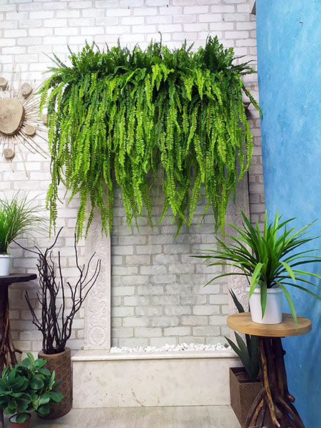 Ampelous artificial plants and hanging plant compositions, buy in Italy, Spain, Poland