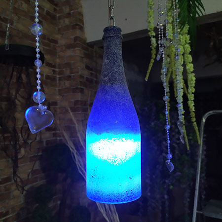 Wooden lamps from bottles, buy in USA