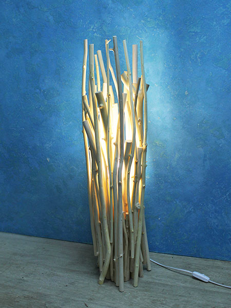 Natural wood lamp, buy in USA