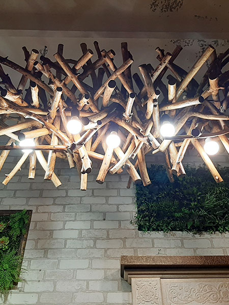 Wooden pendant chandelier, buy in USA