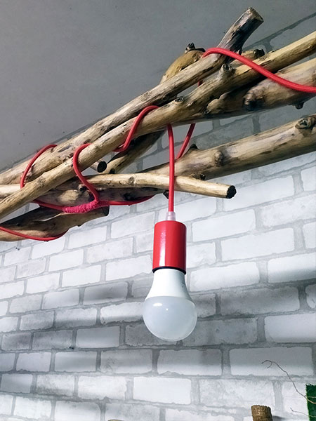 Buy Pendant lamp made of driftwood, USA, Canada, Australia